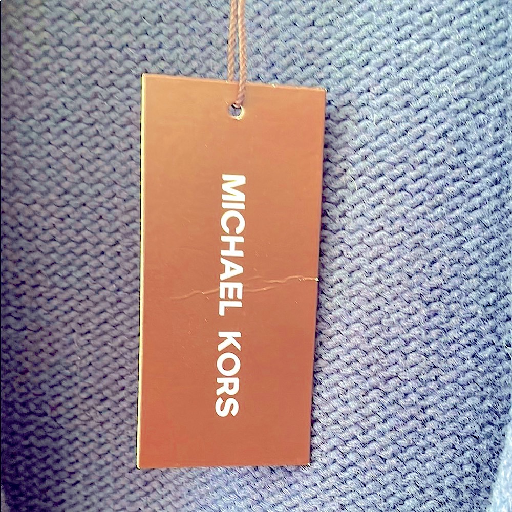 NWT Michael Kors Men’s Navy blue sweater Size L - Picture 3 of 9